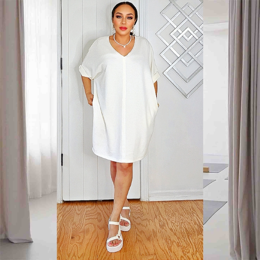 Chic White Mini Dress